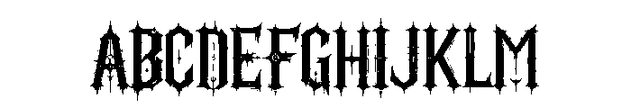 Eclipsed Ritual Font UPPERCASE