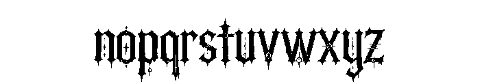 Eclipsed Ritual Font LOWERCASE