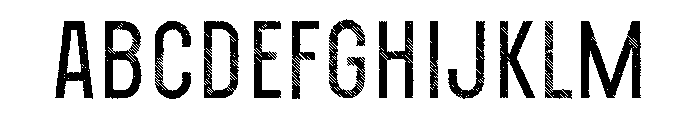 Ecliso Lines Font UPPERCASE