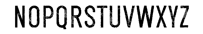 Ecliso Lines Font UPPERCASE