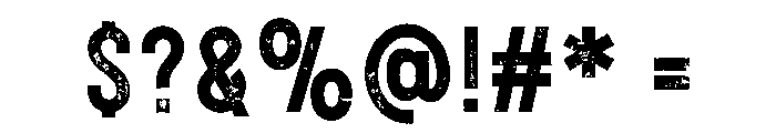 Ecliso Rough Font OTHER CHARS