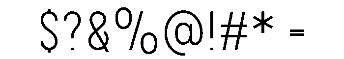 Ecliso Sans Font OTHER CHARS