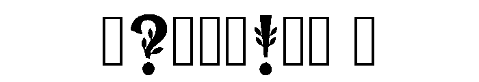 Ecosy Regular Font OTHER CHARS