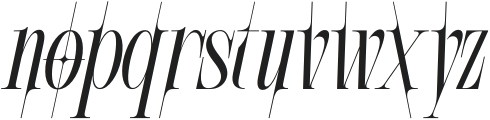 ECONOMIES ENHANCING LIGHT ITALIC otf (300) Font LOWERCASE