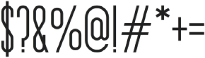 ECUMORI Regular otf (400) Font OTHER CHARS