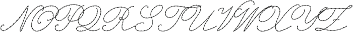 Echo Lace Regular ttf (400) Font UPPERCASE