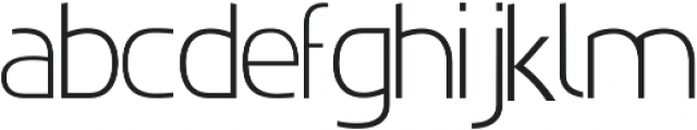 EchoTech_light ttf (300) Font LOWERCASE