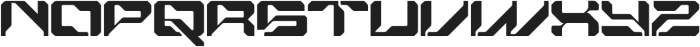 Echocore Techno Regular otf (400) Font UPPERCASE