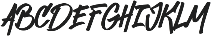 Echoed Vandalism Regular otf (400) Font UPPERCASE