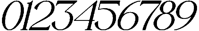 Eclarish Italic otf (400) Font OTHER CHARS