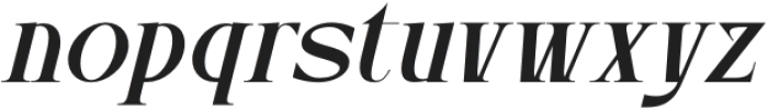 Eclassio Italic otf (400) Font LOWERCASE