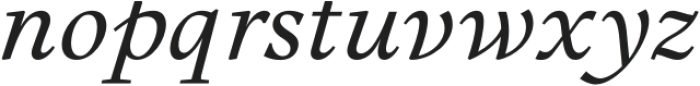 Eclectica Italic otf (400) Font LOWERCASE