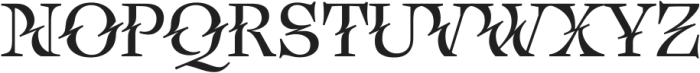 Eclectica Variable Regular Titling ttf (400) Font LOWERCASE