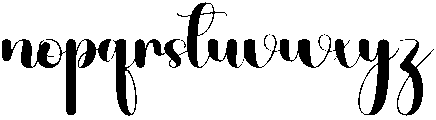 Eclipse Regular otf (400) Font LOWERCASE