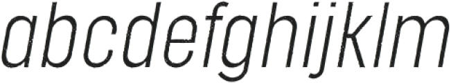 Ecliso Dots Light Italic otf (300) Font LOWERCASE