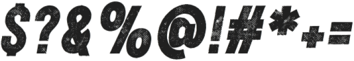 Ecliso Lines Black Italic otf (900) Font OTHER CHARS