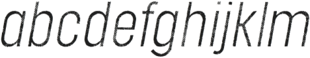 Ecliso Lines Light Italic otf (300) Font LOWERCASE