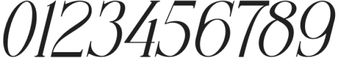 Eclora Italic otf (400) Font OTHER CHARS