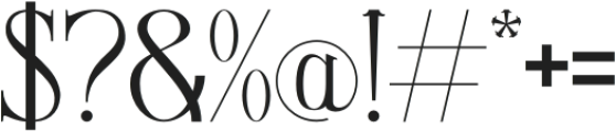 Eclora otf (400) Font OTHER CHARS
