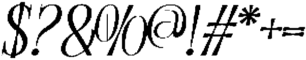Ecofrey Italics Regular Italic otf (400) Font OTHER CHARS