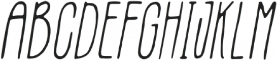 Ecriture Italic otf (400) Font UPPERCASE