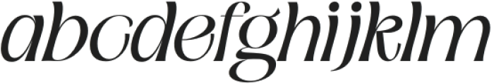 Ectogenic Italic otf (400) Font LOWERCASE