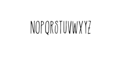 Ecriture.ttf Font UPPERCASE