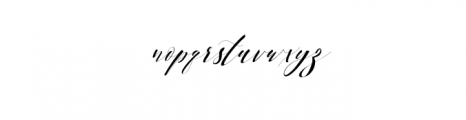 Ectomorph - Beautiful Script Font LOWERCASE