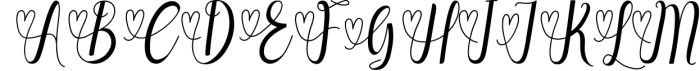 Echgedea - Romantic Script Font Font UPPERCASE