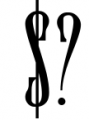 Eclipse Condensed Serif Ligature Font Font OTHER CHARS