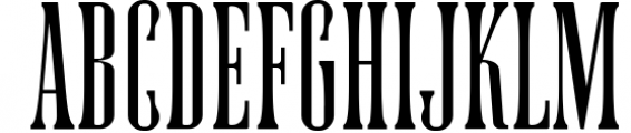 Eclipse Condensed Serif Ligature Font Font UPPERCASE