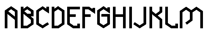 ECHOSHIFT Font UPPERCASE