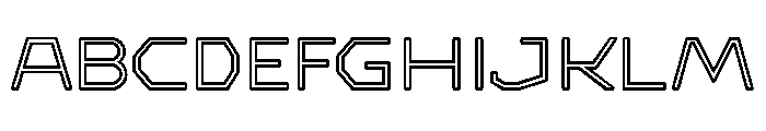 Ecco Thin Regular Font UPPERCASE