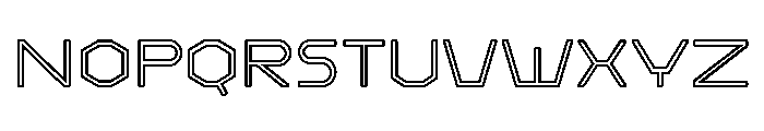 Ecco Thin Regular Font UPPERCASE