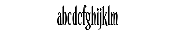 Echelon Condensed Font LOWERCASE