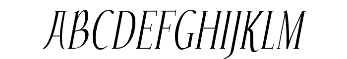 Echelon-Italic Font UPPERCASE