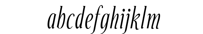 Echelon-Italic Font LOWERCASE