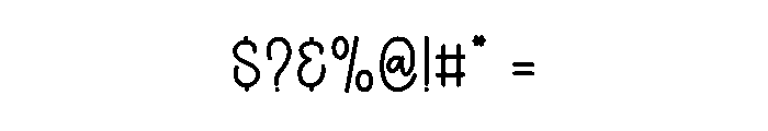 Echo Part Font OTHER CHARS