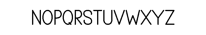 Echo Part Font LOWERCASE