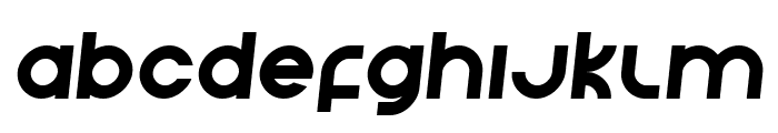 Echo Station Semi-Italic Font LOWERCASE