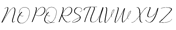 Eclair Au Lait PERSONAL USE Regular Font UPPERCASE