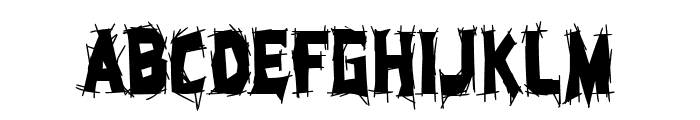 Eclectic Club Font UPPERCASE