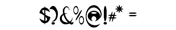 Eclipsicle Font OTHER CHARS