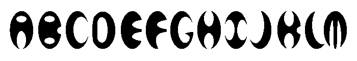 Eclipsicle Font UPPERCASE