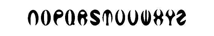 Eclipsicle Font LOWERCASE