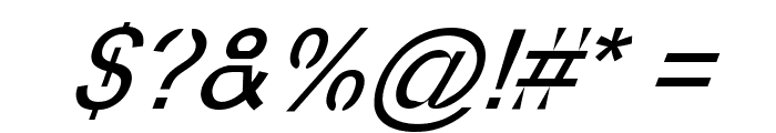Eco-Files Italic Font OTHER CHARS