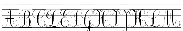 Ecolier_lignes Font UPPERCASE