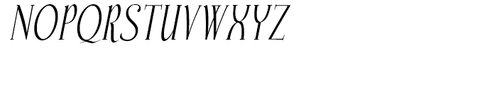 Echelon Italic Font UPPERCASE