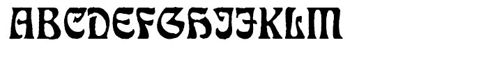 Eckmann Antique Standard d Font UPPERCASE