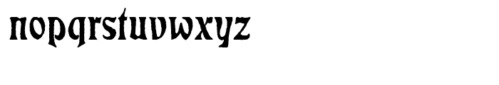 Eckmann Antique Standard d Font LOWERCASE